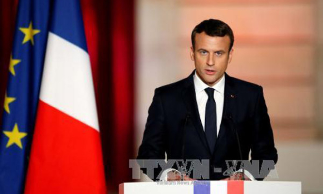 Tân Tổng thống Macron cam kết xây dựng nước Pháp hùng mạnh