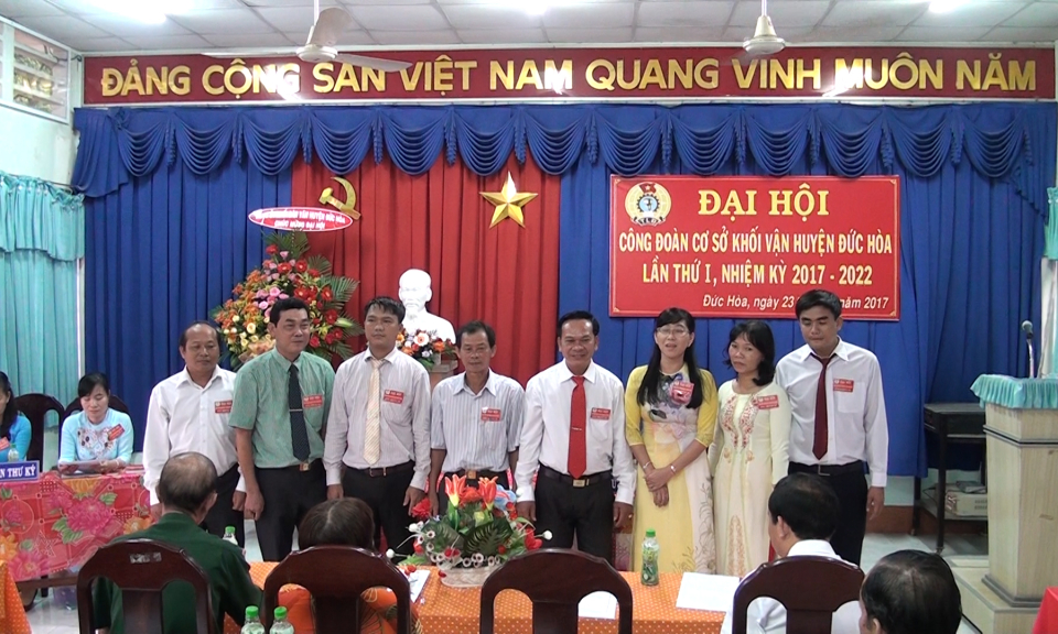 Đức Hòa: đại hội công đoàn cơ sở khối vận