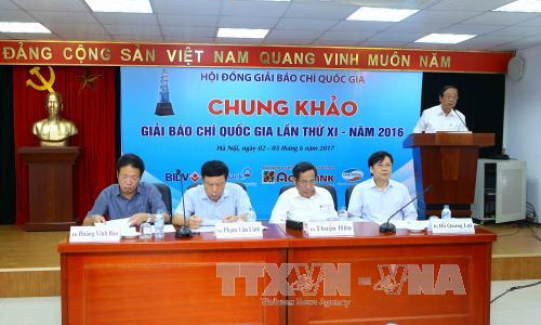 95 tác phẩm đoạt Giải Báo chí quốc gia lần thứ XI