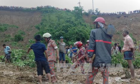 Số người thiệt mạng vì lở đất ở Bangladesh tăng lên gần 140 người