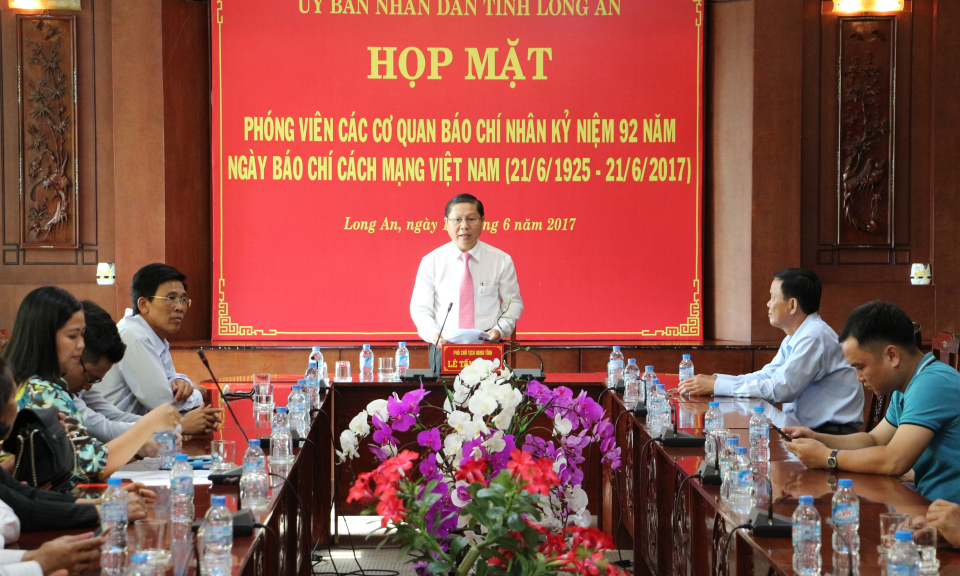 Long An họp mặt Báo chí nhân ngày Báo Chí Việt Nam