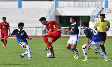 U15 Việt Nam giành trọn 3 điểm trận mở màn giải U15 ĐNÁ 2017