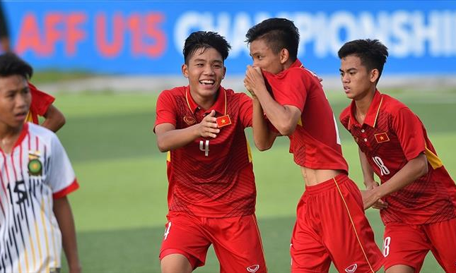 U15 Việt Nam thắng trận thứ 2 liên tiếp ở giải U15 ĐNÁ 2017