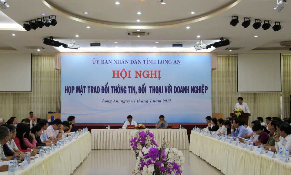 Họp mặt trao đổi thông tin, đối thoại với DN Đài Loan đầu tư tại Long An