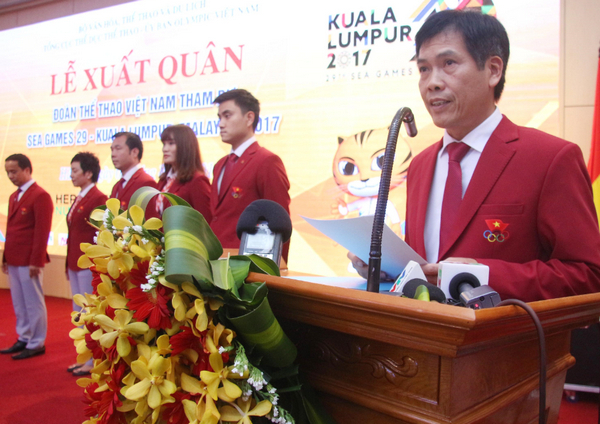 Xuat quan Doan The thao Viet Nam tham du SEA Games 29 hinh anh 2