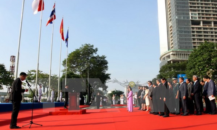 Cộng đồng ASEAN: Lễ thượng cờ ASEAN tại Thành phố Hồ Chí Minh