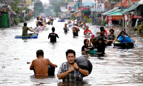 Đông Bắc Thái Lan hứng chịu trận lũ lớn nhất trong vòng 40 năm qua