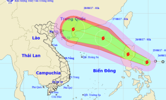 Xuất hiện cơn bão mới Pakhar, nguy cơ sạt lở đất tại Tuyên Quang