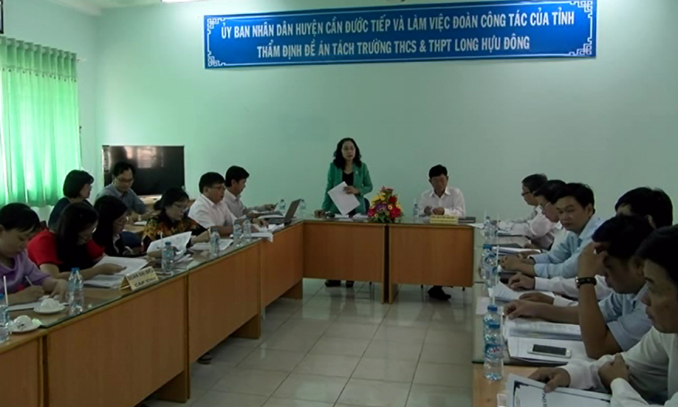 Cần Đước có thêm 1 trường trung học phổ thông ở xã ven biển Long Hựu