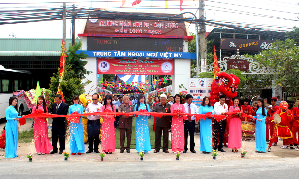 Khánh thành trường mầm non IQ Cần Đước và Trung tâm ngoại ngữ Việt Mỹ