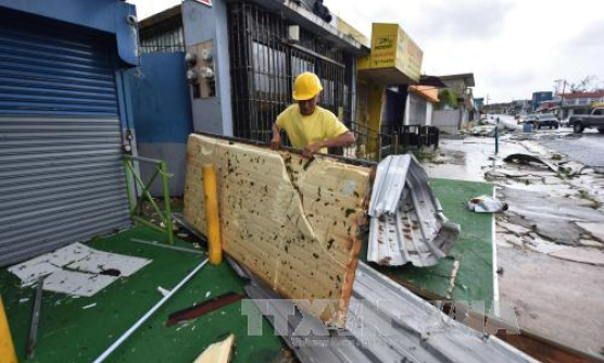 Bão Maria càn quét vùng lãnh thổ Puerto Rico của Mỹ