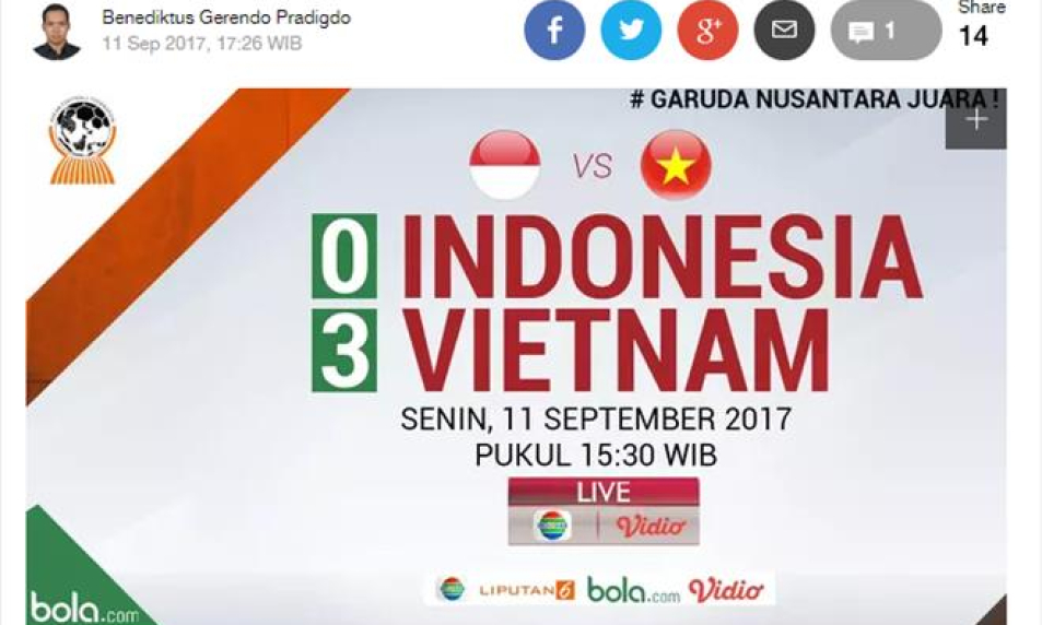 Báo Indonesia sốc nặng khi đội nhà thua U18 Việt Nam