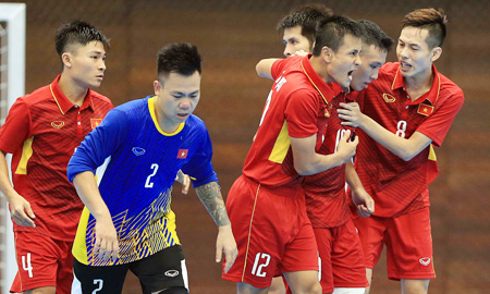 ĐT Futsal Việt Nam gặp Afghanistan tại Tứ kết AIMAG 5