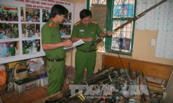 Triển khai thi hành Luật Quản lý, sử dụng vũ khí, vật liệu nổ