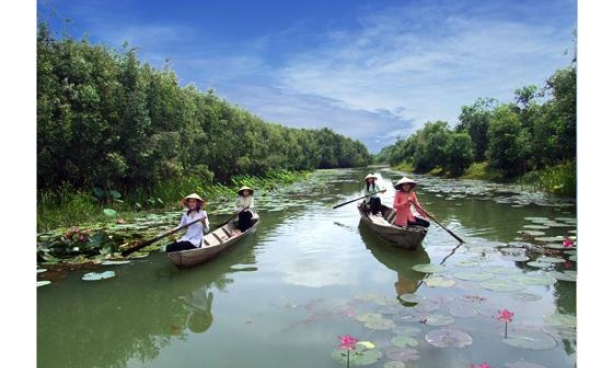 Láng Sen mùa nước nổi