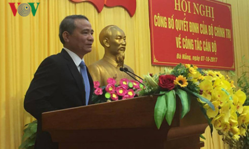 Ông Trương Quang Nghĩa được phân công làm Bí thư Đà Nẵng