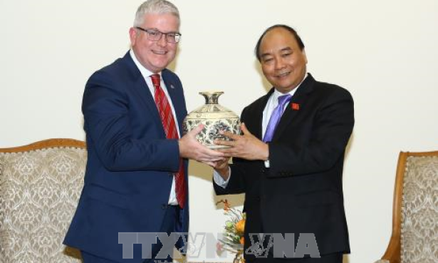 Thủ tướng Nguyễn Xuân Phúc tiếp Đại sứ Australia tại Việt Nam