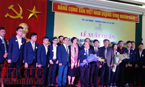 13 thí sinh Việt Nam lên đường dự kỳ thi tay nghề thế giới lần thứ 44