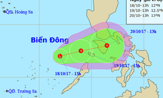 Biển Đông xuất hiện vùng áp thấp, Nam Bộ mưa lớn