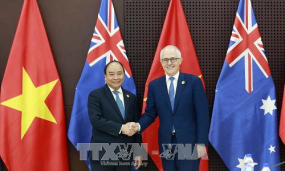 APEC 2017: Thủ tướng Nguyễn Xuân Phúc hội đàm với Thủ tướng Australia