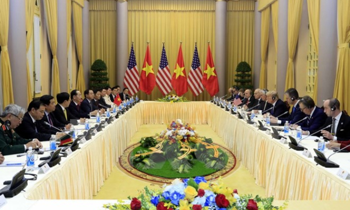 Chủ tịch nước Trần Đại Quang hội đàm với Tổng thống Hoa Kỳ