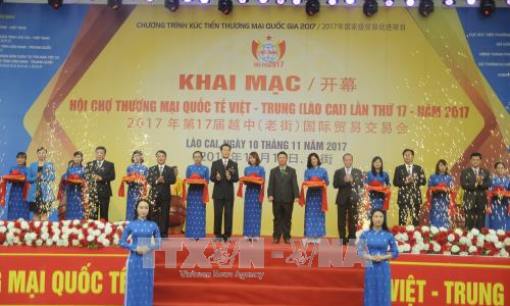 Khai mạc Hội chợ thương mại quốc tế Việt &#8211; Trung lần thứ 17