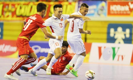 ĐT Futsal Việt Nam gặp khó trước trận tranh HCĐ với Myanmar