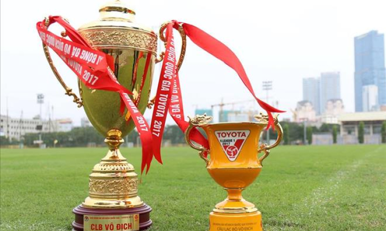 Đội vô địch Toyota V.League 2017 sẽ được nhận 2 chiếc Cúp