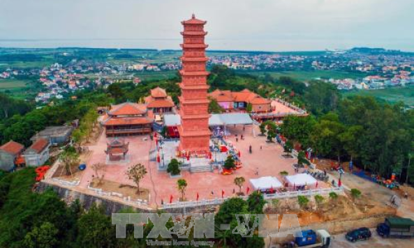 Hải Phòng: Khánh thành công trình tôn tạo tháp Tường Long