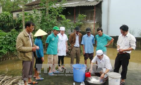 Ngành Y tế hỗ trợ các địa phương khắc phục hậu quả mưa bão