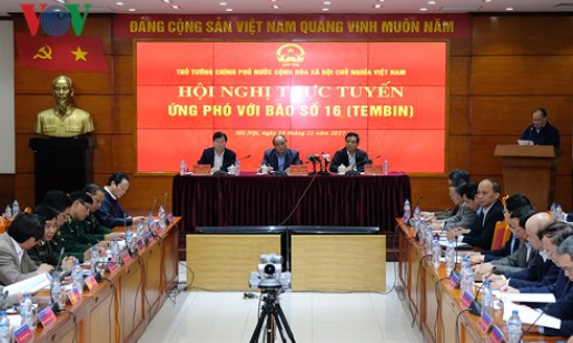 Thủ tướng trực tiếp chỉ đạo công tác ứng phó siêu bão số 16
