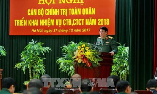 Hội nghị toàn quân triển khai nhiệm vụ công tác đảng, công tác chính trị năm 2018