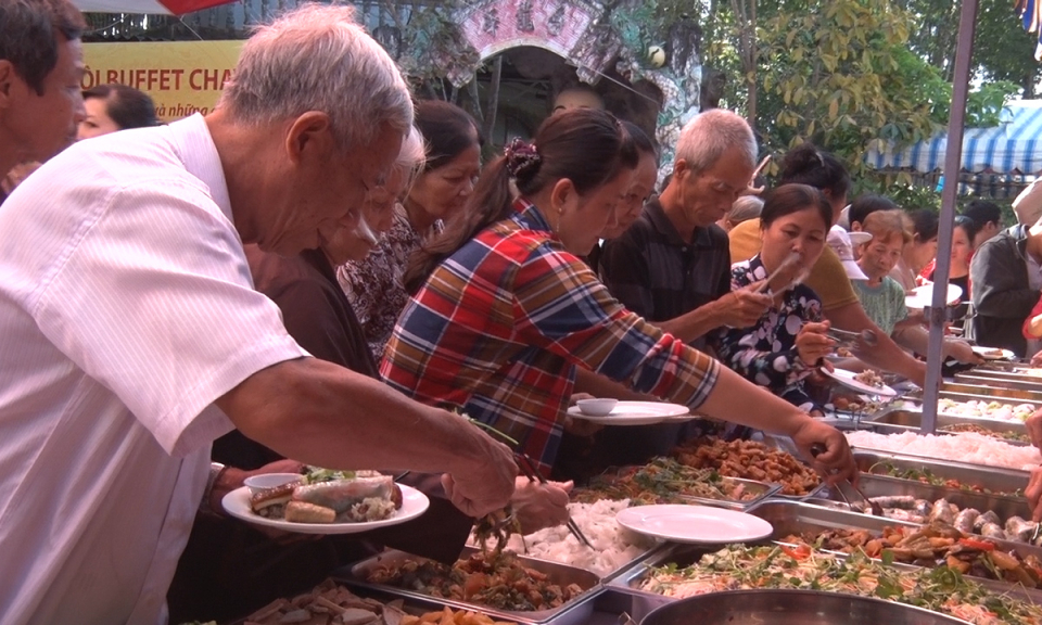 Đức Hòa: Lễ hội buffet chay năm 2017