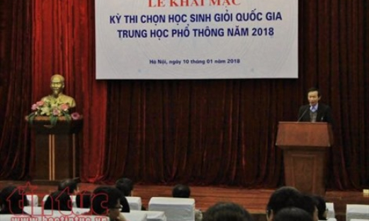 Khai mạc kỳ thi học sinh giỏi quốc gia THPT năm 2018