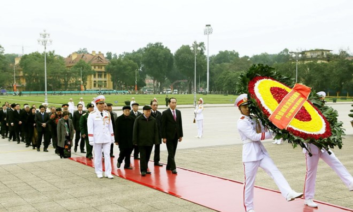 Lãnh đạo Đảng, Nhà nước vào Lăng viếng Chủ tịch Hồ Chí Minh