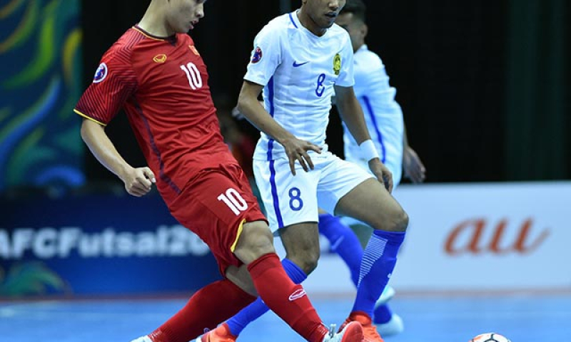 ĐT Futsal Việt Nam thua ngược Malaysia ở trận ra quân VCK châu Á 2018