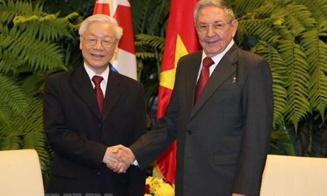 Toàn văn Tuyên bố chung Việt Nam-Cuba
