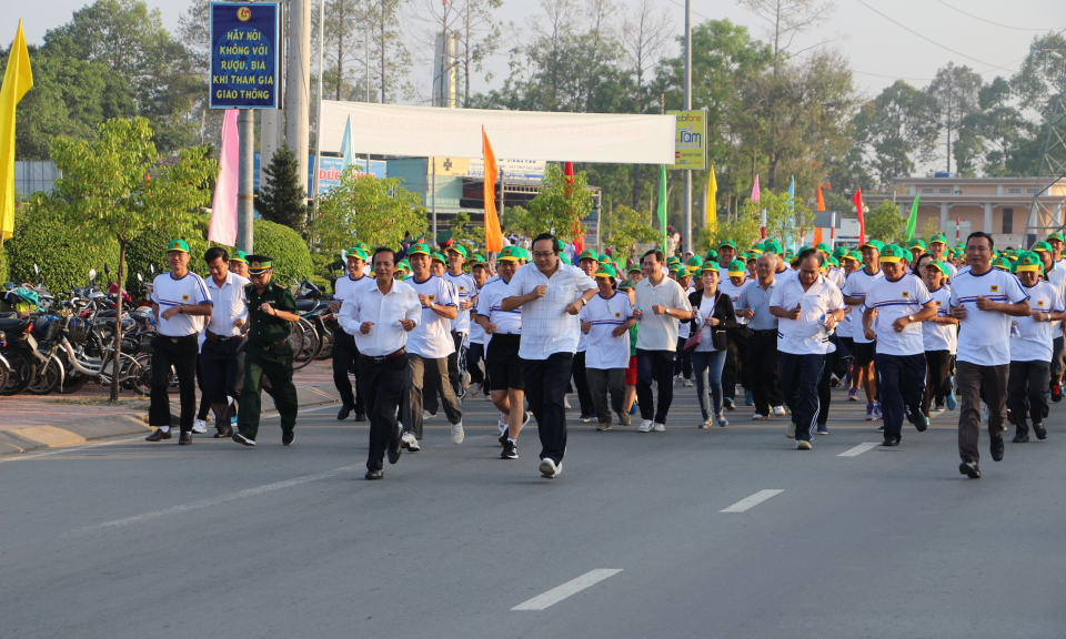 Long An: Ngày chạy Olympic vì sức khỏe toàn dân 2018