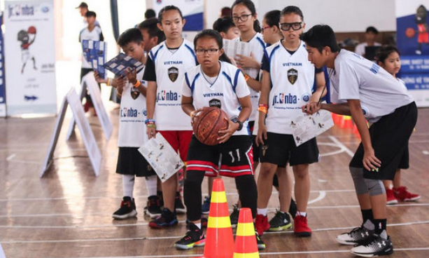 Jr.NBA 2018: Hơn 1.000 bạn nhỏ tham gia hội trại tuyển chọn tại TPHCM