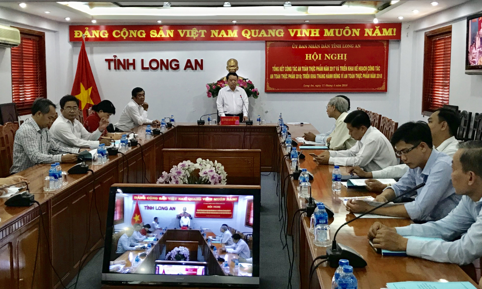 Long An: Hội nghị tổng kết và triển khai công tác an toàn vệ sinh thực phẩm