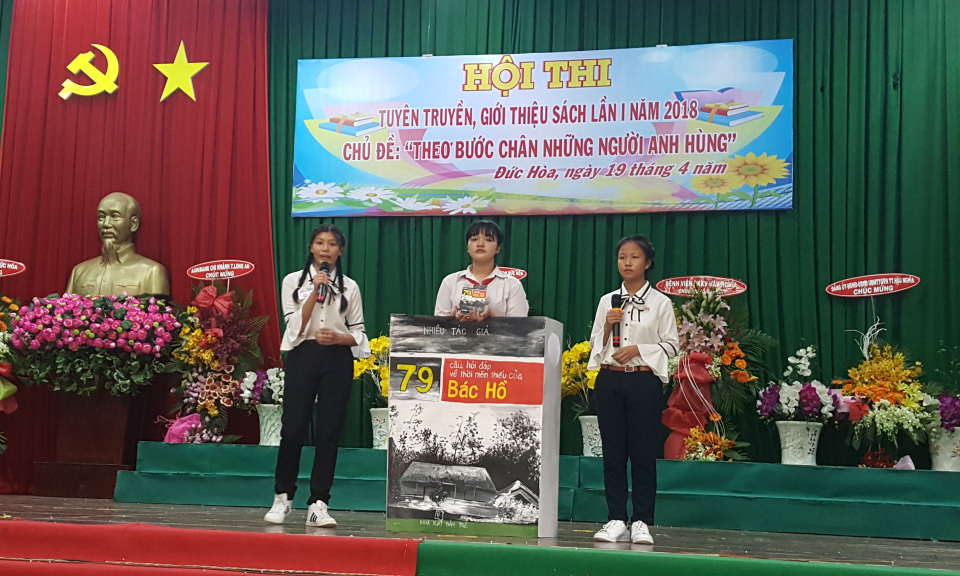 Đức Hoà: Hội thi tuyên truyền, giới thiệu sách năm 2018