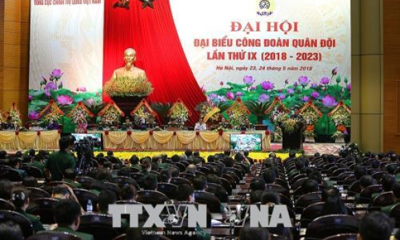 Khai mạc Đại hội đại biểu Công đoàn Quân đội lần thứ IX