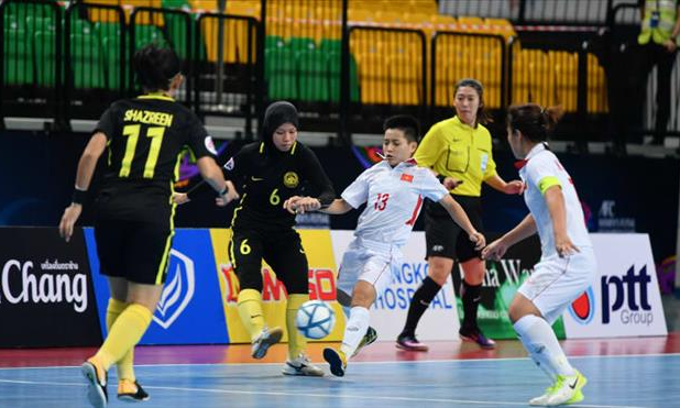 ĐT nữ futsal Việt Nam quyết đánh bại Indonesia ở Tứ kết giải châu Á