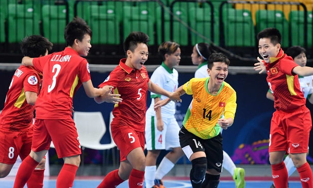 ĐT futsal nữ Việt Nam vào bán kết giải nữ châu Á 2018