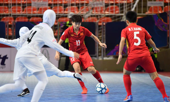 ĐT futsal nữ Việt Nam xuống tranh hạng 3 giải nữ châu Á 2018