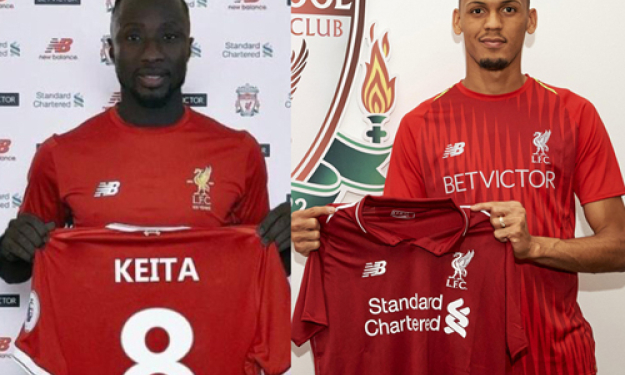 Đội hình đáng gờm của Liverpool với Keita và Fabinho