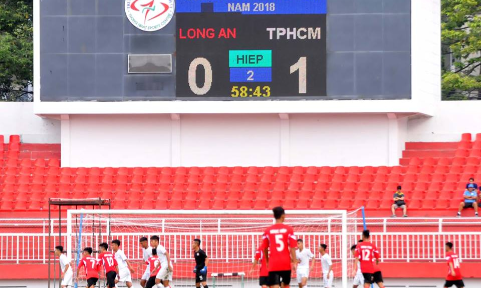 Giải bóng đá U17 quốc gia – cúp Thái Sơn Nam 2018: Lượt trận thứ 2: Long An hòa chủ nhà TP. HCM 1-1