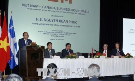 Thủ tướng Nguyễn Xuân Phúc gợi mở nhiều cơ hội đầu tư cho doanh nghiệp Canada