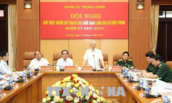 Tổng Bí thư chủ trì Hội nghị quy hoạch lãnh đạo Bộ Quốc phòng