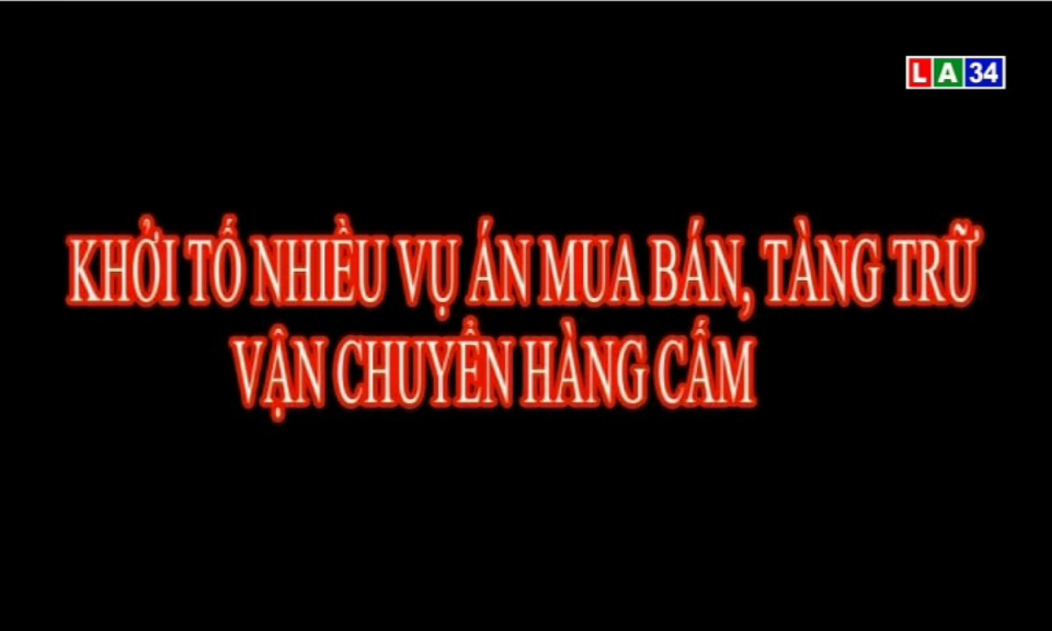 An ninh Long An: Khởi tố nhiều vụ án mua bán, tàng trữ, vận chuyển hàng cấm